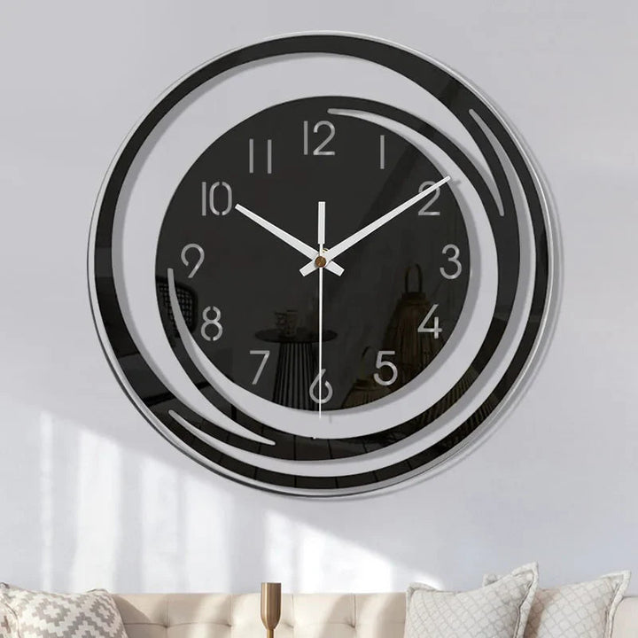 Moderne Minimalistisk Veggklokke – Stille og Elegant Design
