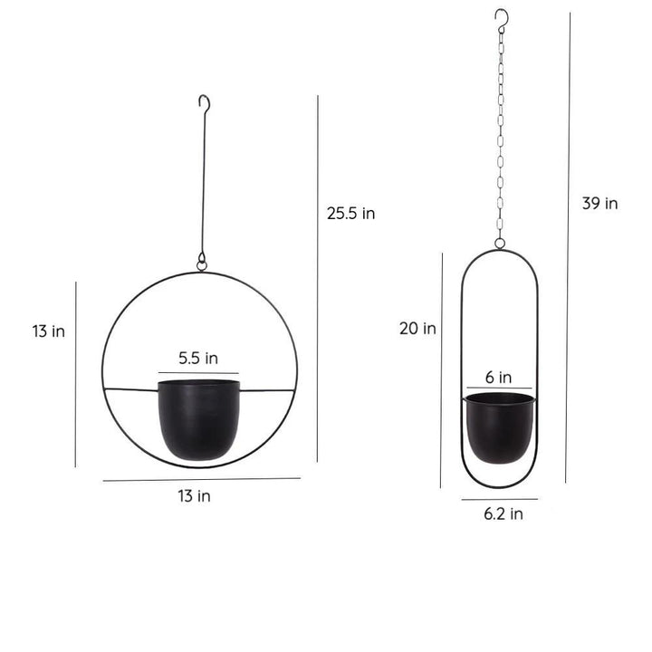 Minimalistisk Veggmontert Planteholder