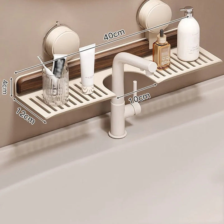 Moderne Baderomshylle med Sugekopp for Smart Oppbevaring