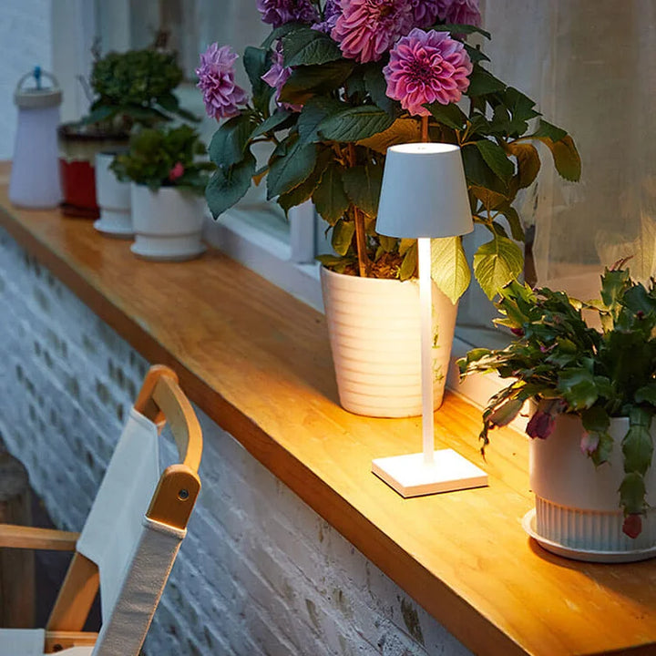 Trådløs LED-bordlampe - Bærbar &amp; Dimmbar