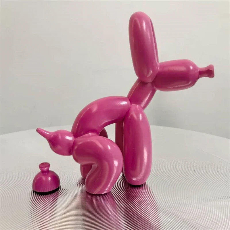 Lekfull Ballonghund Dekorasjon for Moderne Interiør