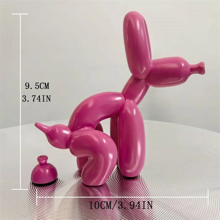 Lekfull Ballonghund Dekorasjon for Moderne Interiør