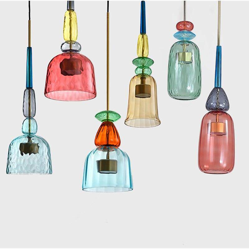 Moderne Pendellampe i Fargerikt Design