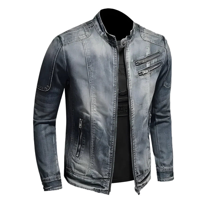 Herre Vinter Denimjakke – Moderne og Varm Stil