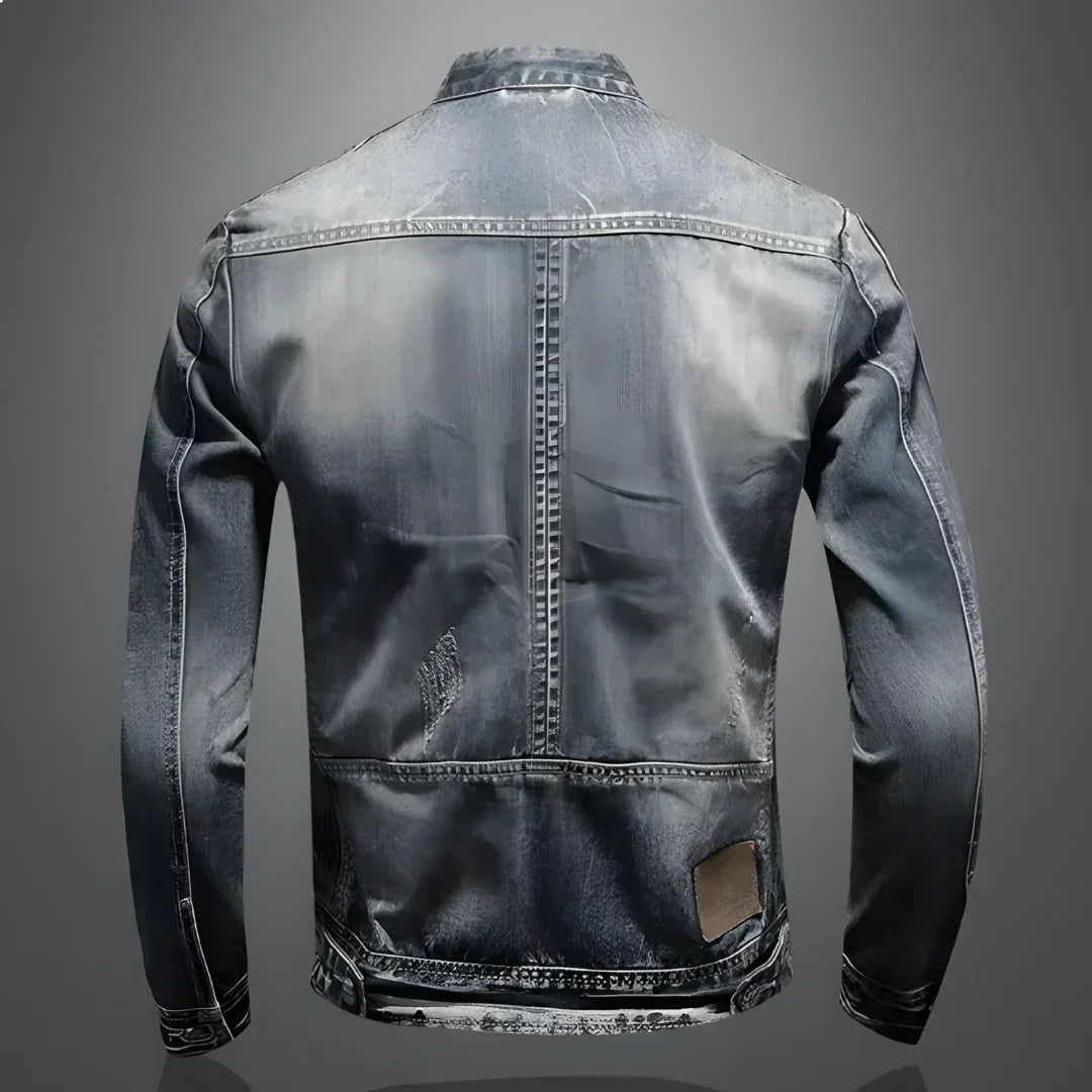 Herre Vinter Denimjakke – Moderne og Varm Stil