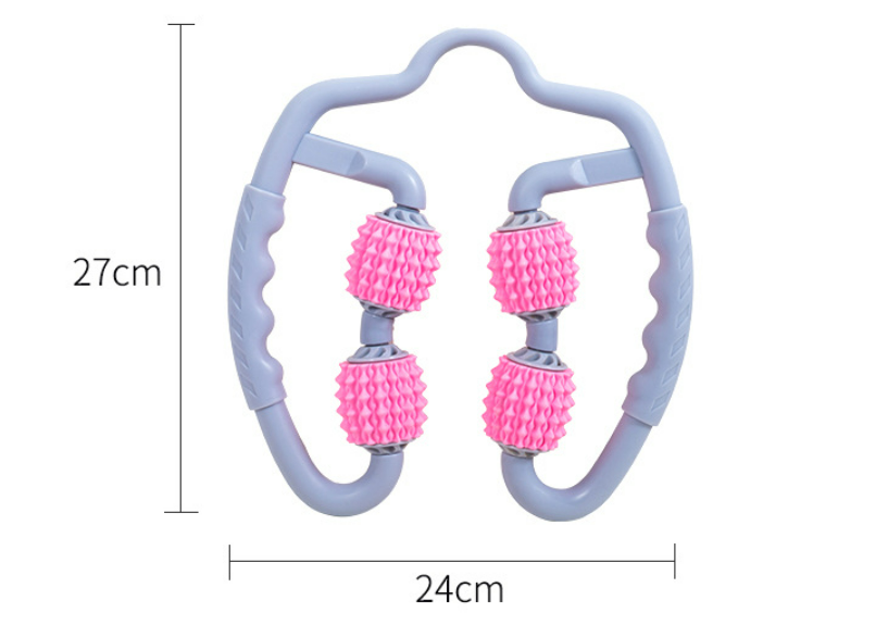 Muskelmassasjerulle - 360° Roterende Trykkpunkter - Ergonomisk Design