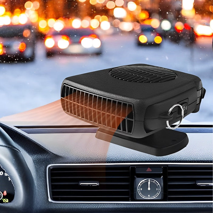 12V bærbar bilvarmer med 360° roterbar base