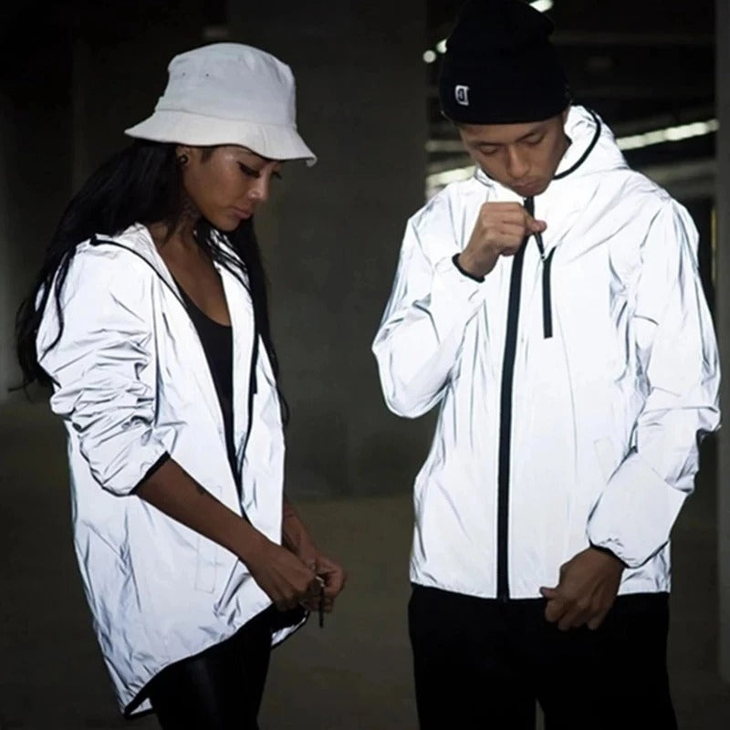 Menns Reflekterende Vindjakke for Nattbruk