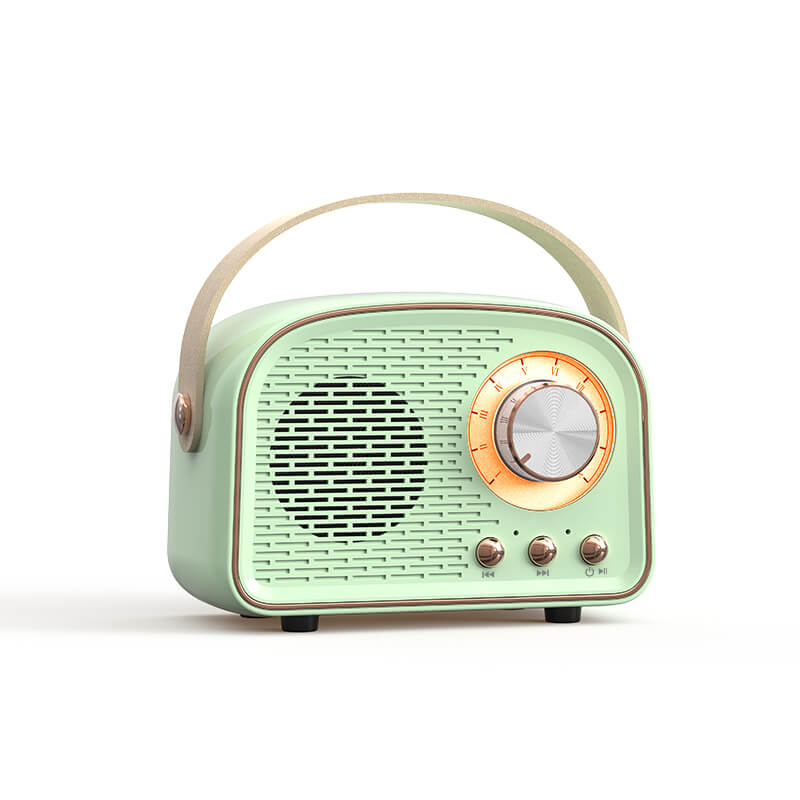 Retro Bluetooth Høyttaler med Vintage Design