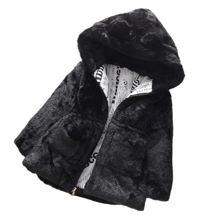 Varm og Stilig Barne Fleece Vinterjakke