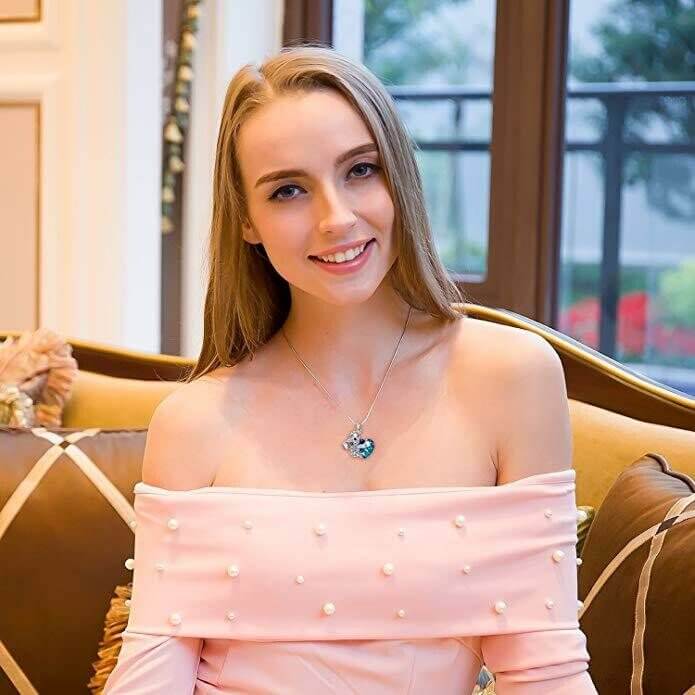 Kvinner Koalabjørn Halskjede med Glitrende Krystaller