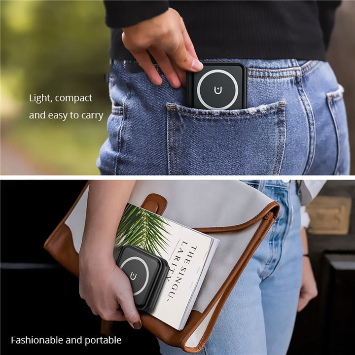Unisex Sammenleggbar trådløs lader med magnetisk feste