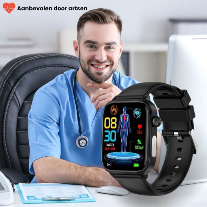 Senior Smartklokke med GPS og Helseovervåking