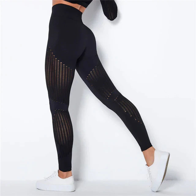 Dame Kompressionsleggings med Tætsiddende Pasform