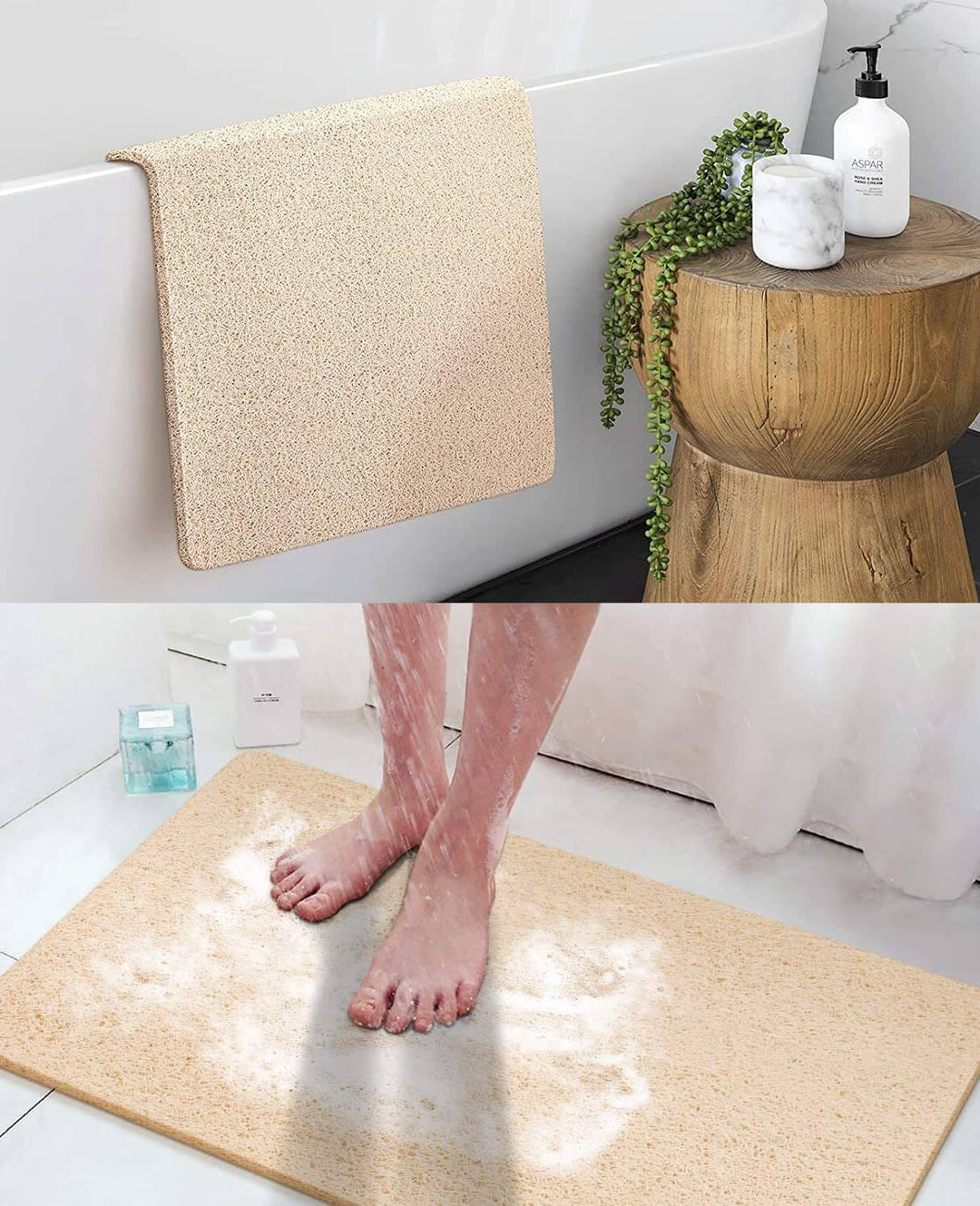 Unisex Sklisikker Baderomsmatte til Dusj