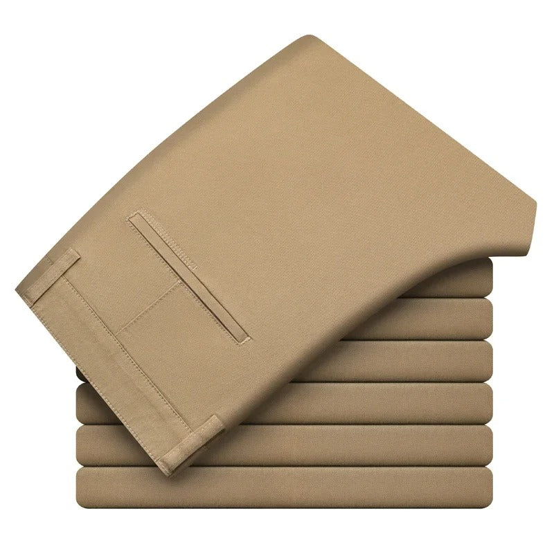 Slim Fit Bukser for Menn med Elastisk Midje