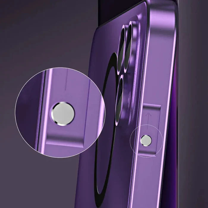 Stilrent Metall iPhone Deksel for Robust Beskyttelse