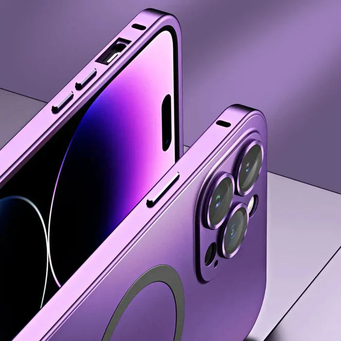Stilrent Metall iPhone Deksel for Robust Beskyttelse