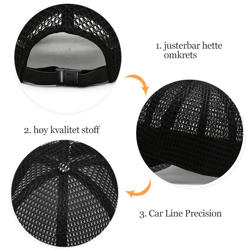 Pustende Justerbar Mesh Baseballcaps - Sport og Komfort