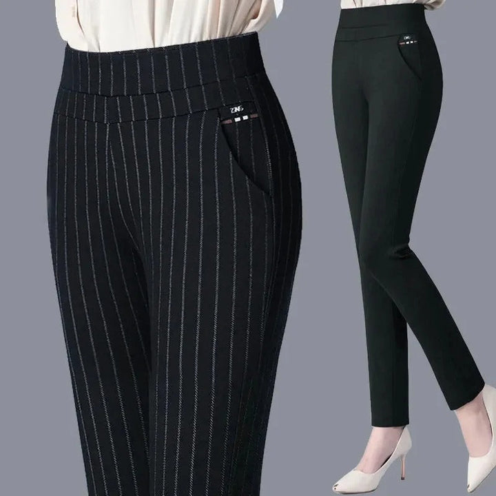 Dame Slim Fit Vinterbukser - Svart