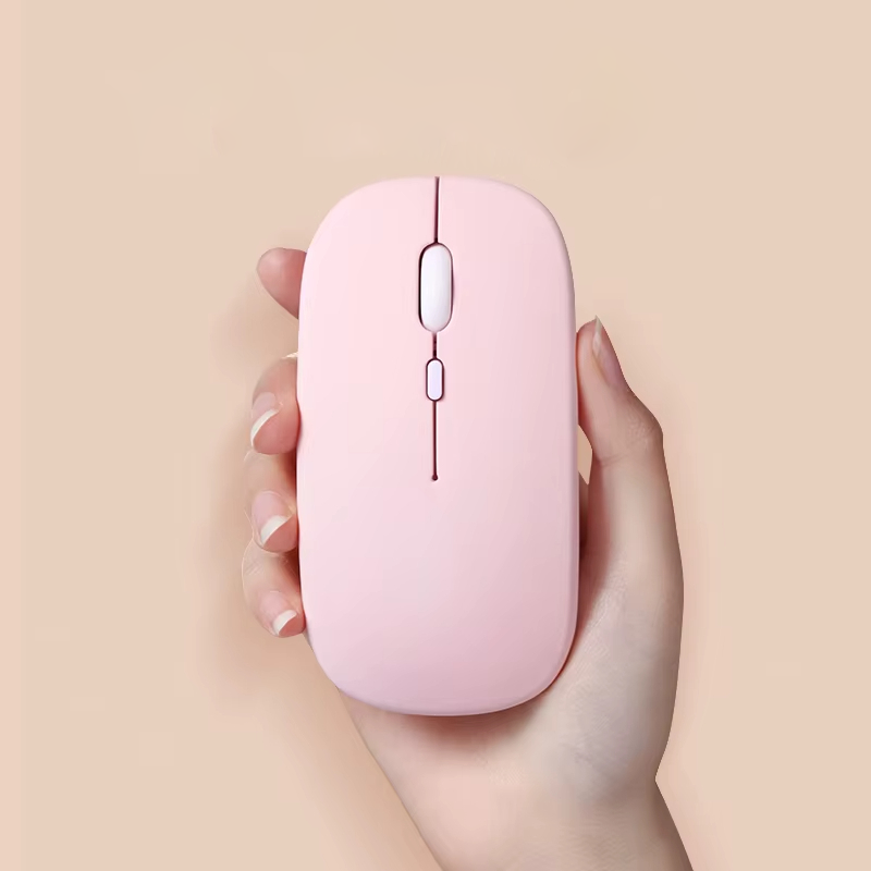 Trådløs Bluetooth Mus med Ergonomisk Design, Lydløse Klikk