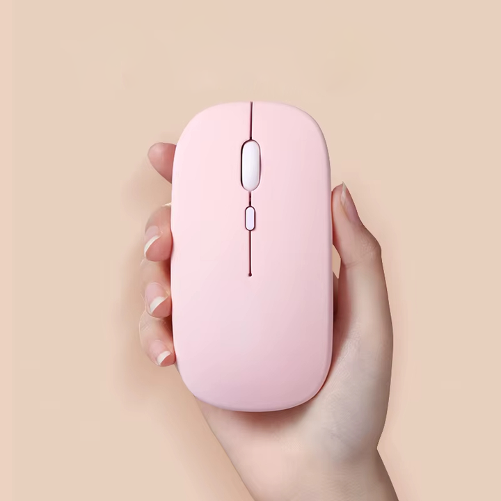 Trådløs Bluetooth Mus med Ergonomisk Design, Lydløse Klikk