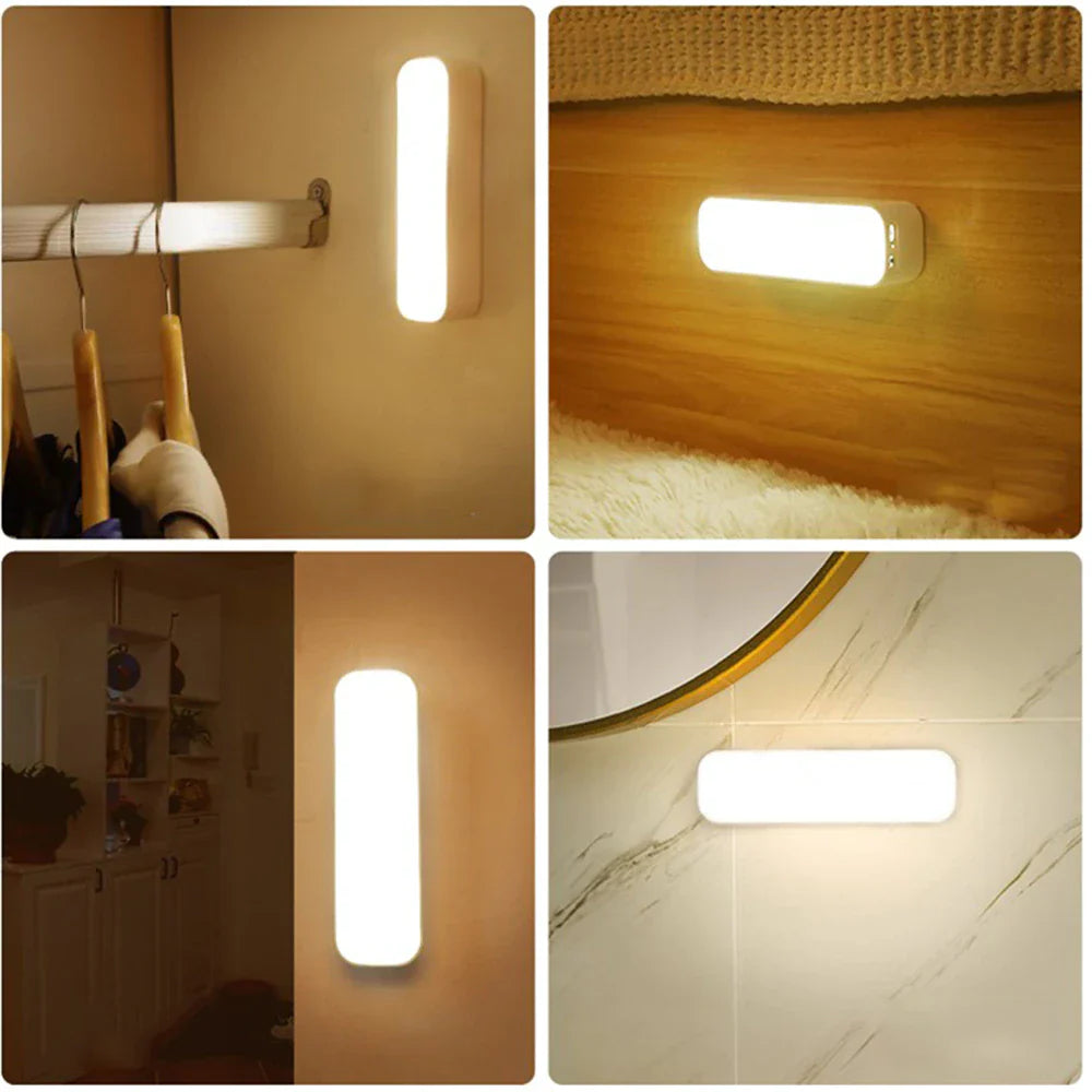 Trådløs Vegglampe med Bevegelsessensor og USB-lading
