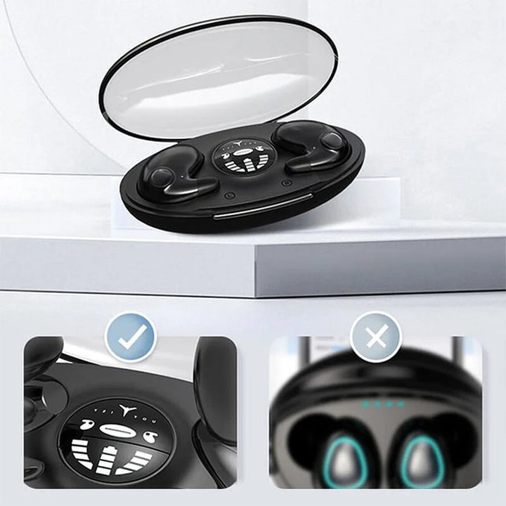 Usynlige Sovende Ørepropper - Trådløse - IPX5 - Ergonomisk Design