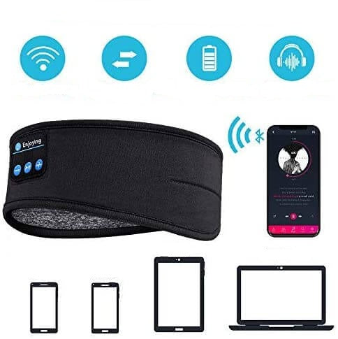Unisex Bluetooth Pannebånd med Integrerte Hodetelefoner
