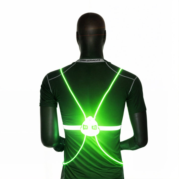 Unisex LED Refleksvest for Maksimal Synlighet og Sikkerhet i Mørket