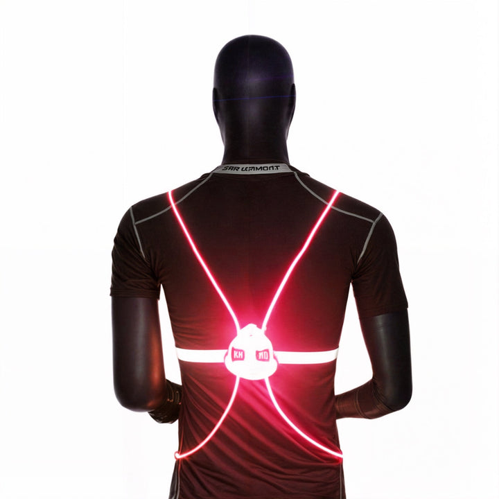 Unisex LED Refleksvest for Maksimal Synlighet og Sikkerhet i Mørket