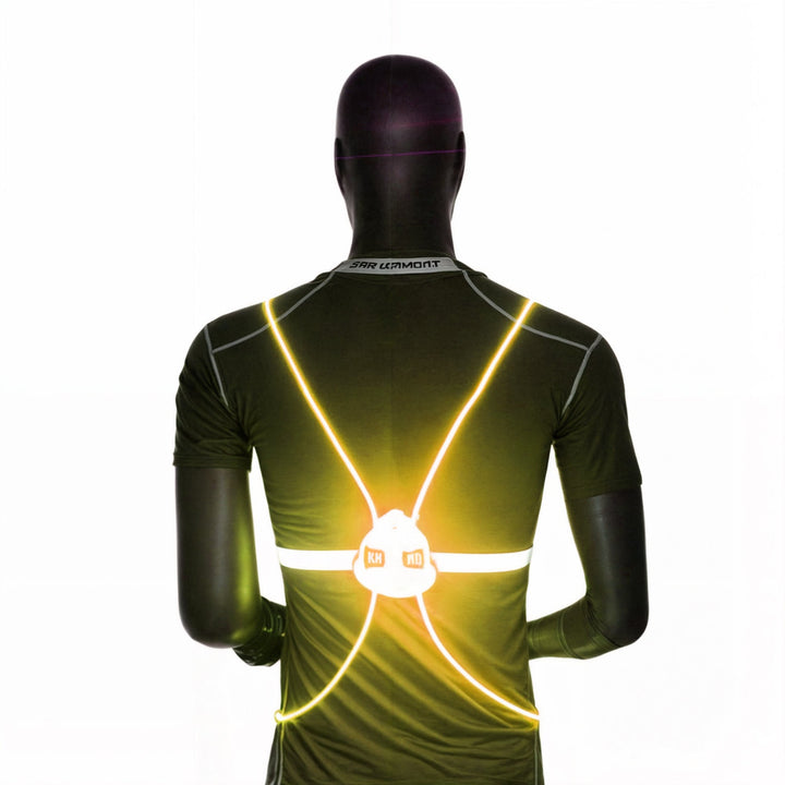 Unisex LED Refleksvest for Maksimal Synlighet og Sikkerhet i Mørket