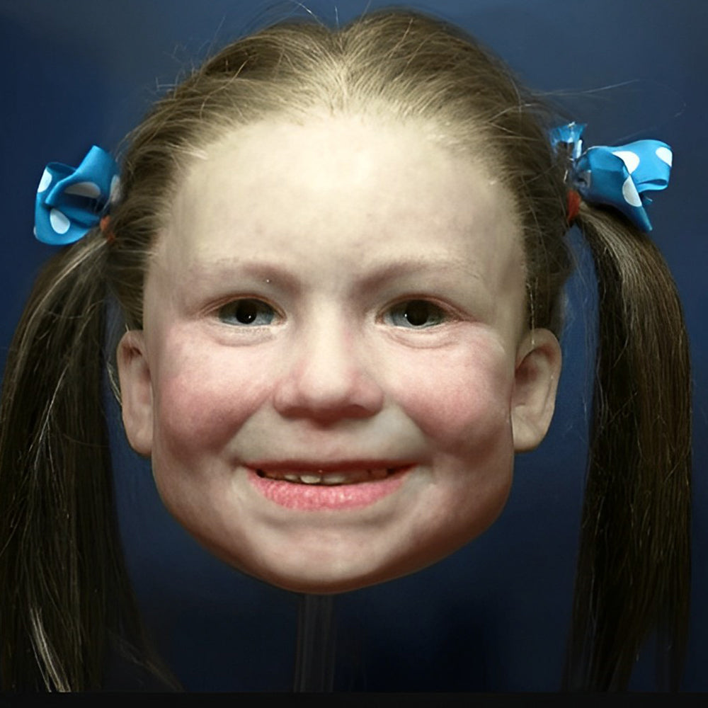 Unisex Realistisk Latexmaske med Bevægelig Mund til Cosplay