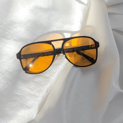Unisex Retro Aviator Solbriller med UV400 Beskyttelse