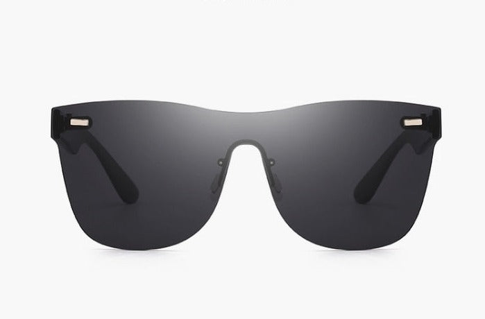 Unisex Solbriller med Fargede Speillinser og UV400 Beskyttelse