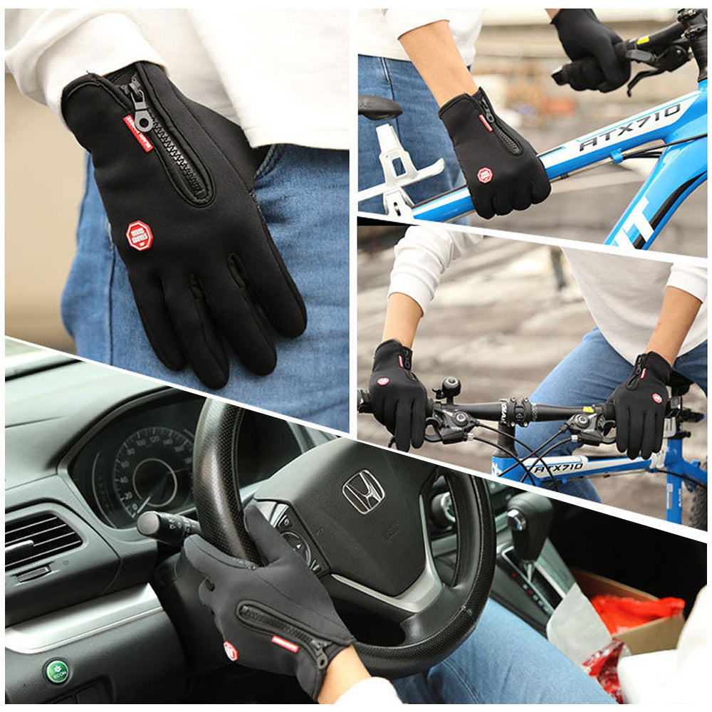 Unisex Vandtætte Vinterhandsker med Touch-fingerspidser