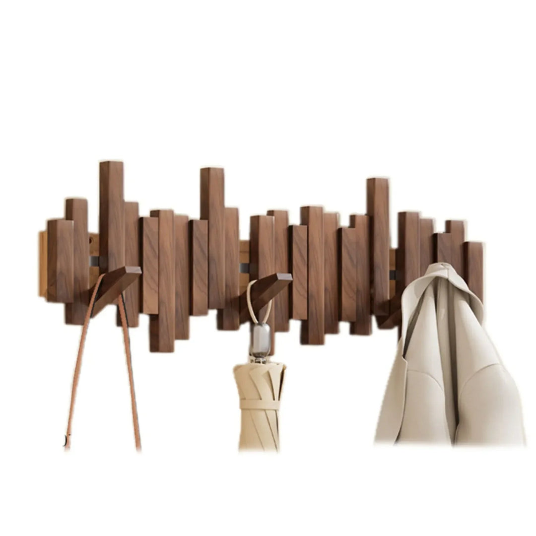 Elegant Veggmontert Kleshenger med Sammenleggbare Magnetiske Kroker